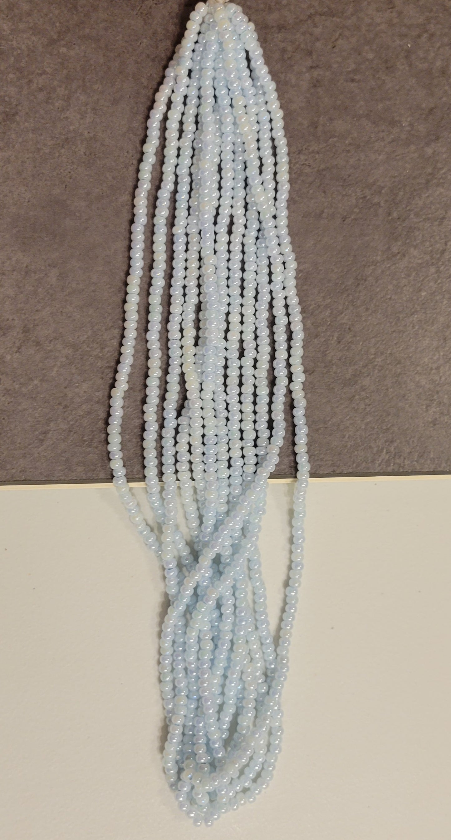 Blue Ceylon AB 6/0 Beads