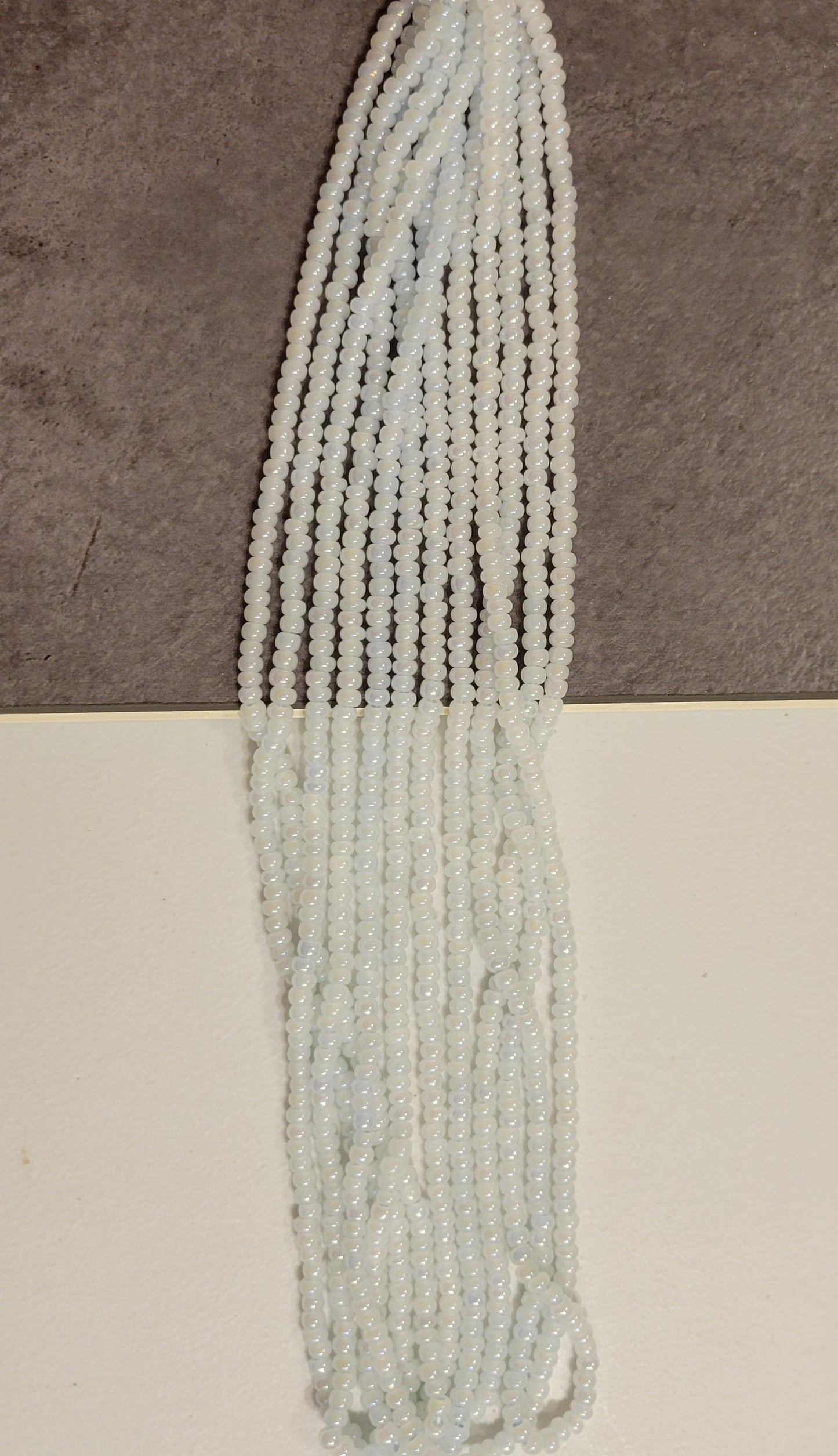 Blue Ceylon AB 6/0 Beads