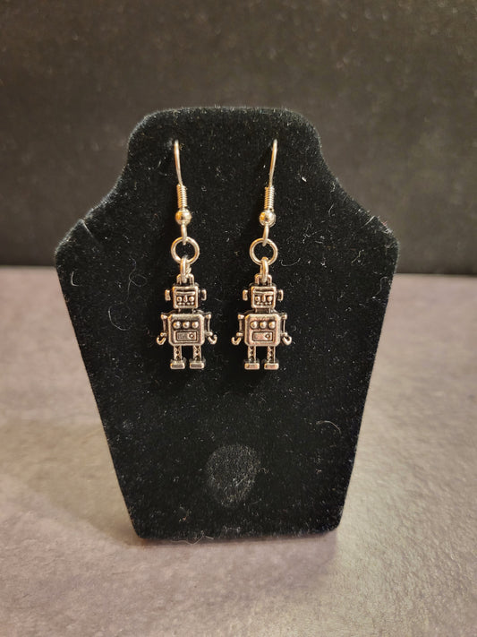 Robot Earrings