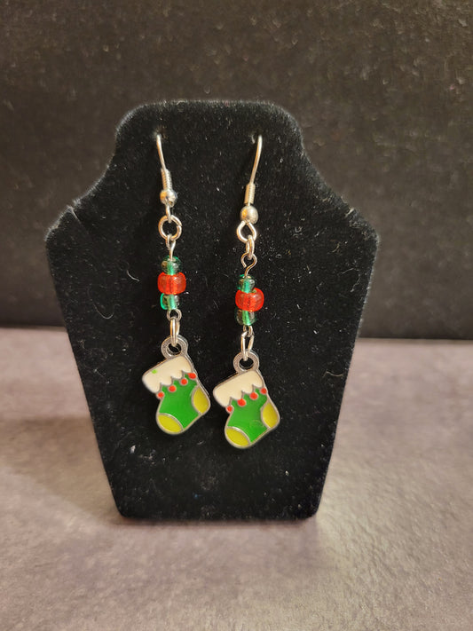 Earrings - Xmas Stockings