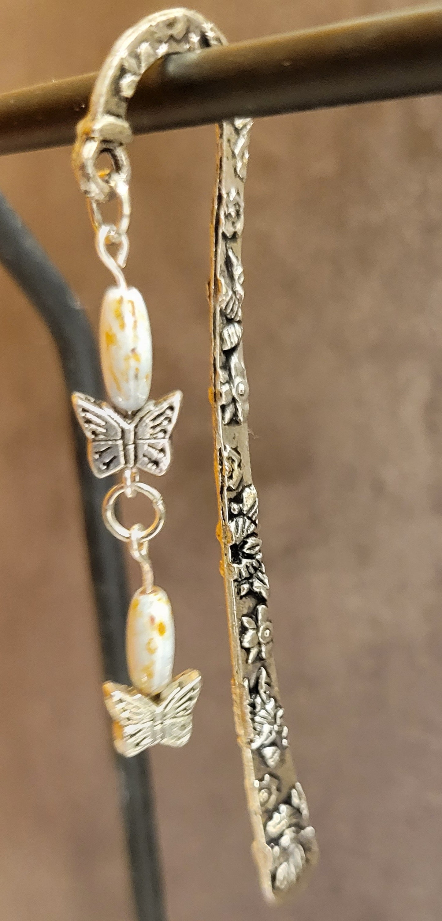 Bookmark - Silver Butterfly - 3 1/4"