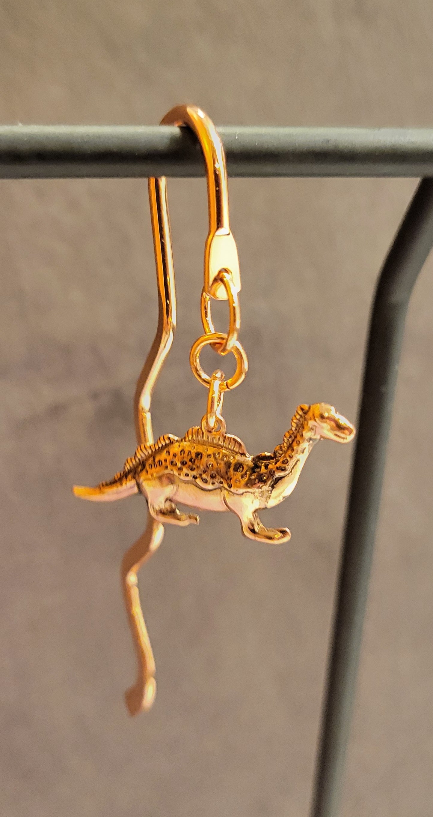 Bookmark - Rose Gold - Dinosaur - 3 1/4" length