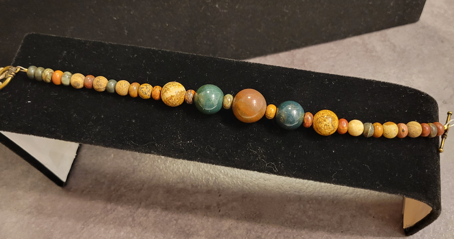 Bracelet - Jasper - Approx. 8 1/4"