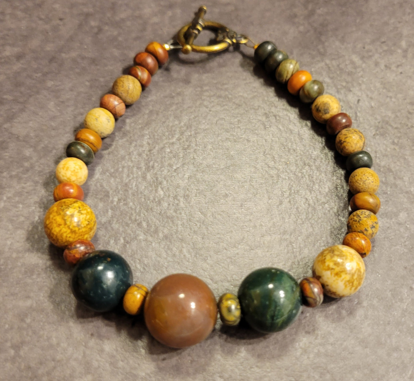 Bracelet - Jasper - Approx. 8 1/4"