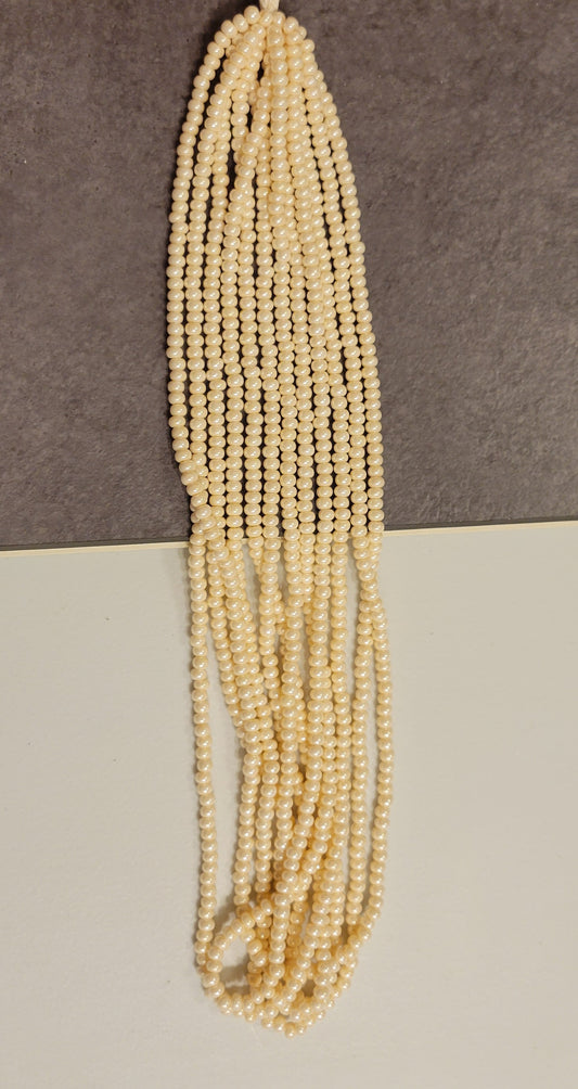 Egg Shell 6/0 Beads