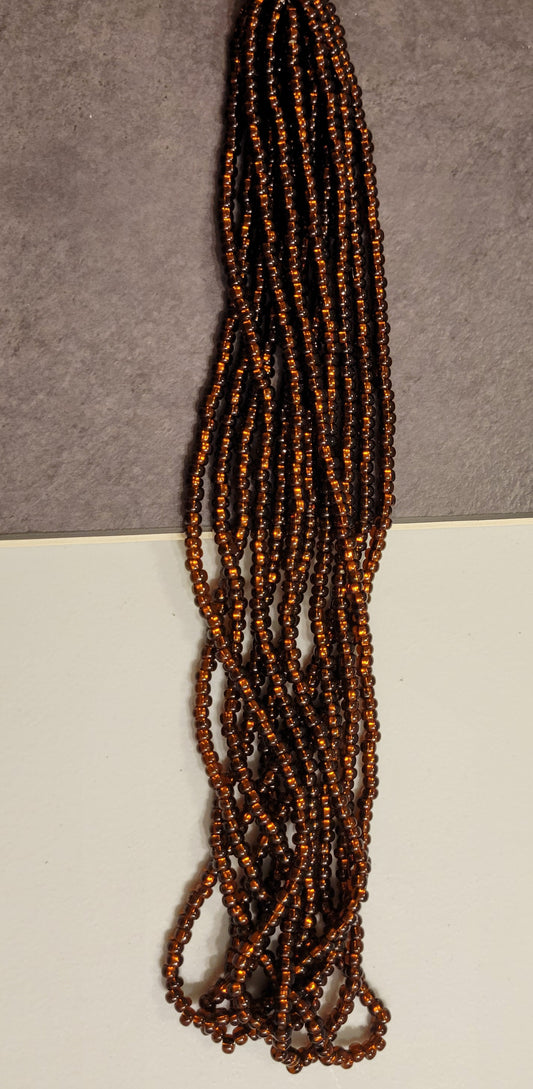 Dark Topaz 6/0 Beads