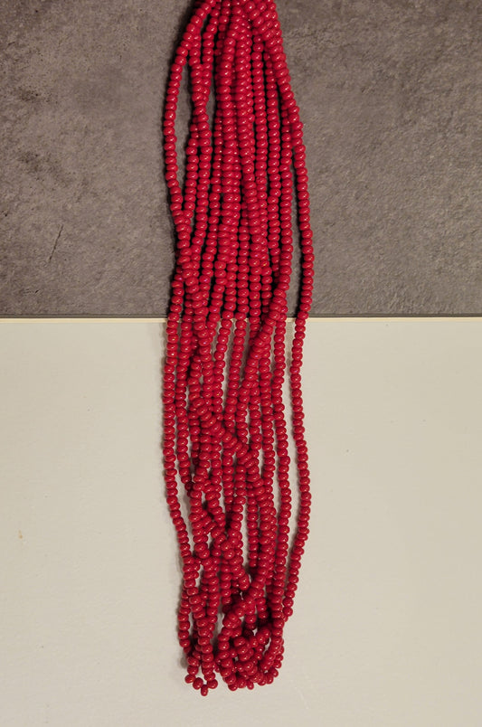 Dark Red 6/0 Beads