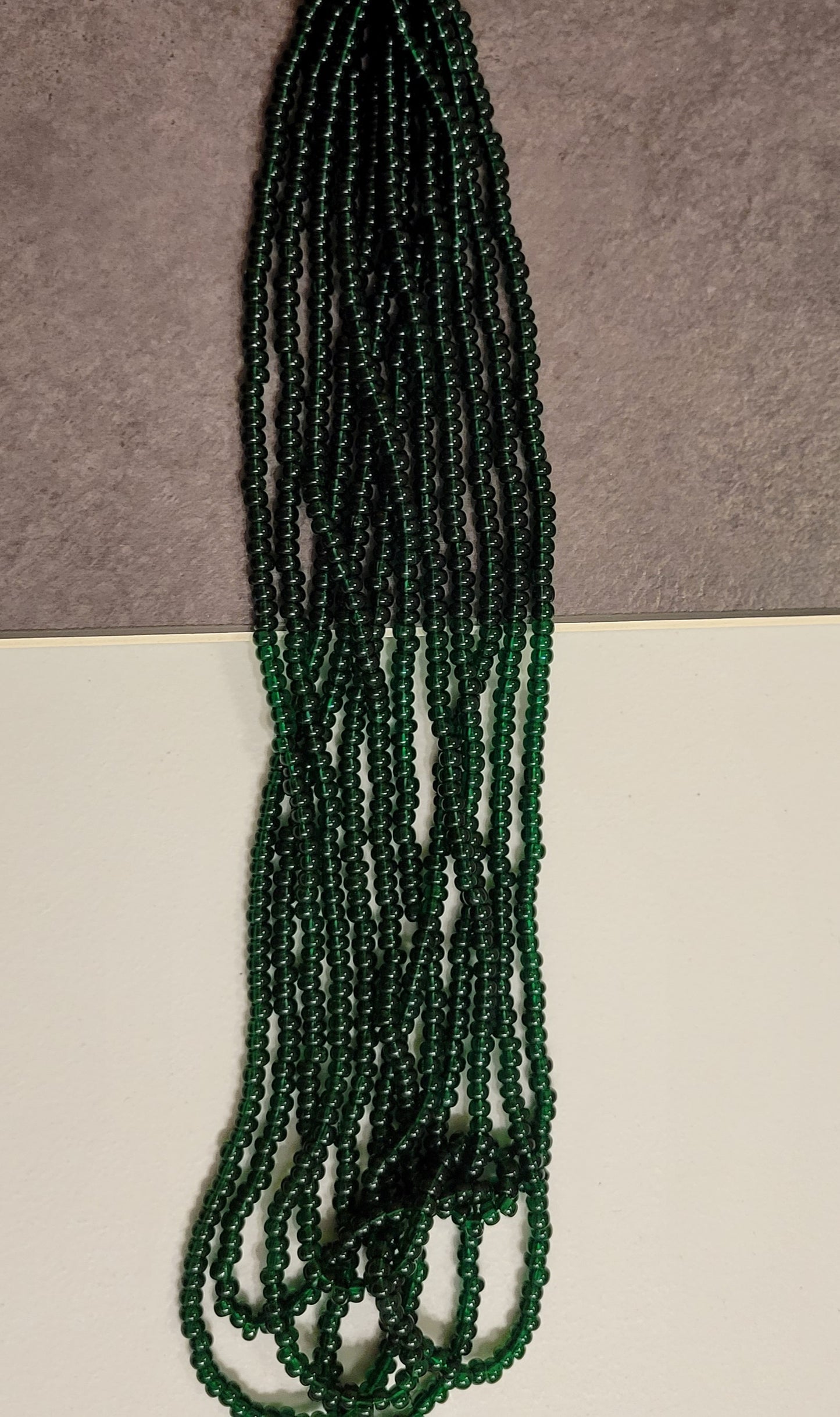 Dark Green TR 6/0 Beads