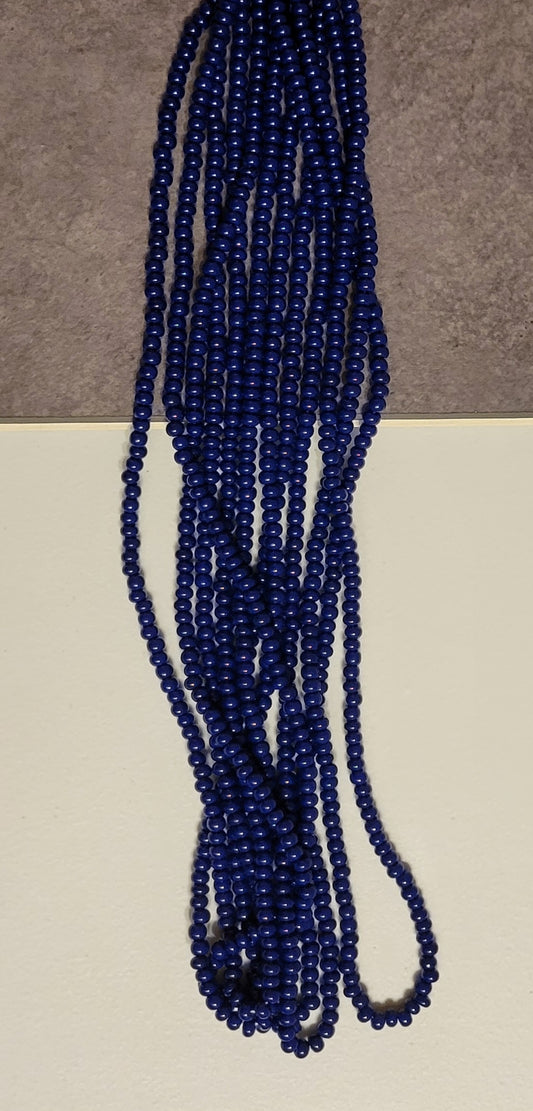 Navy Blue 6/0 Beads