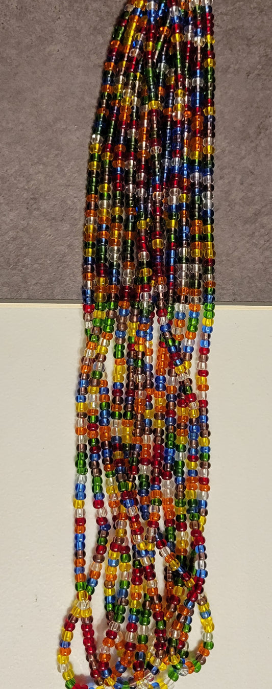 Rainbow 6/0 Beads