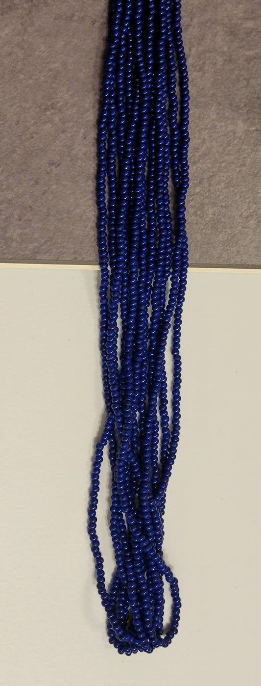 Navy Blue 8/0 Beads