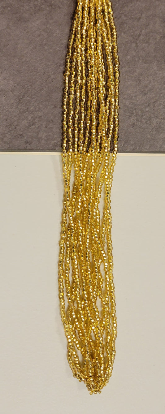 Straw Gold 8/0 Beads