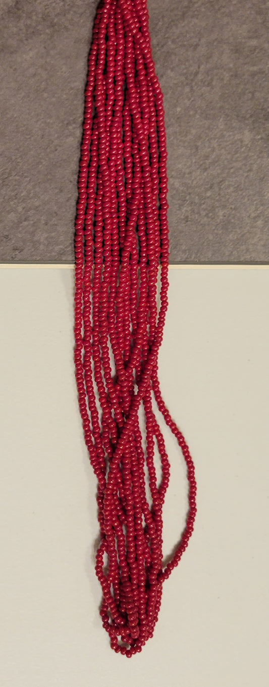 Dark Red 8/0 Beads