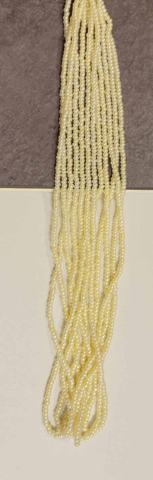 Yellow Ceylon 8/0 Beads