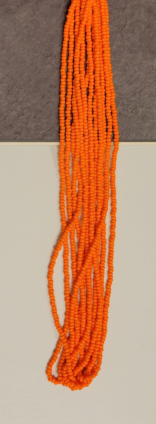 Orange 8/0 Beads