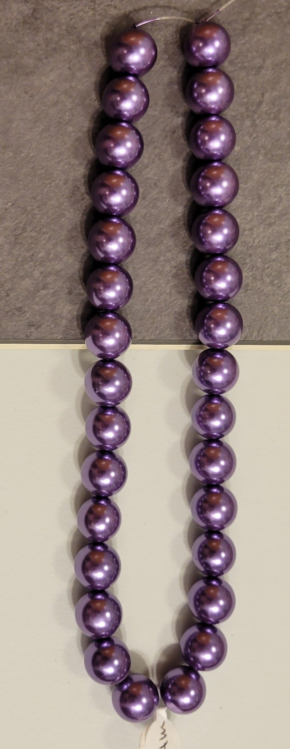 Purple 14 mm Bead Rounds