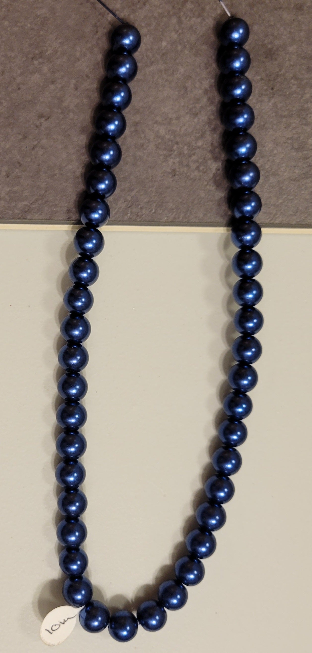 Dark Blue 10 mm Bead Rounds