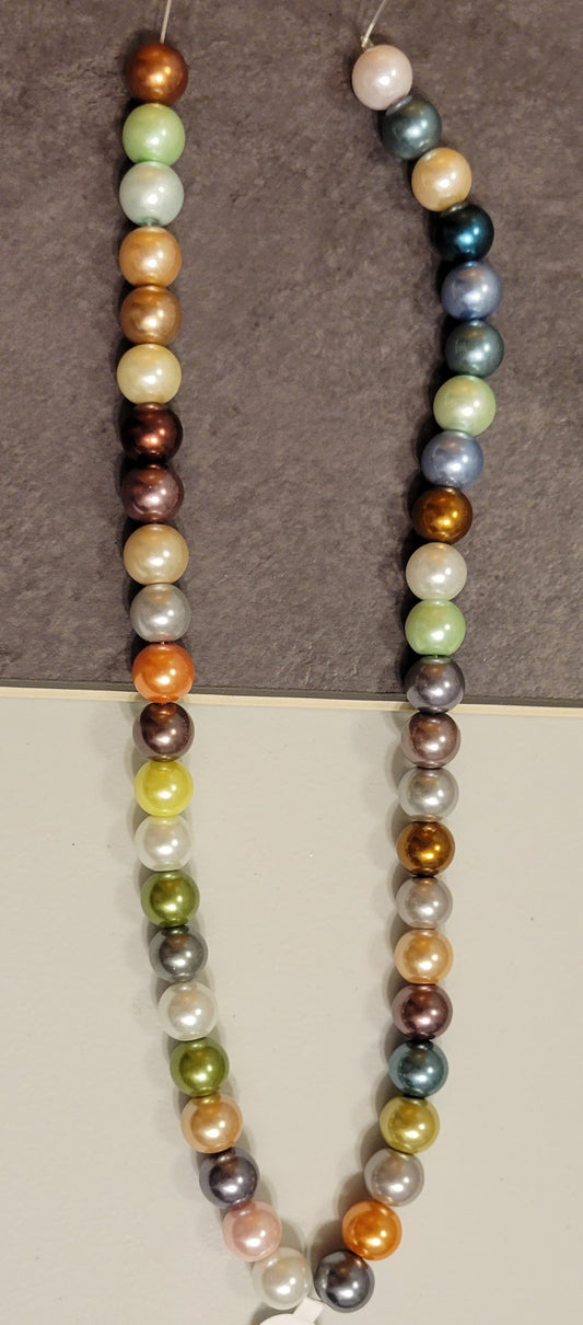 Multicolored 10 mm Bead Rounds