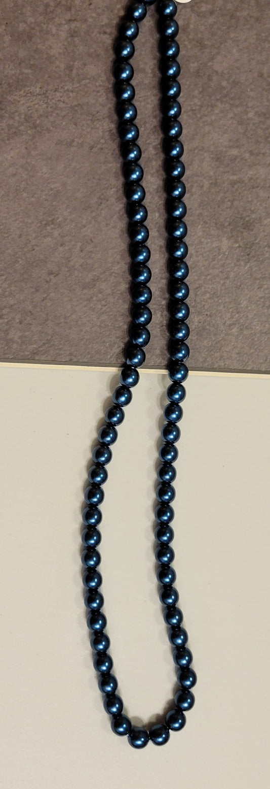 Montana - Blue 8 mm Bead Rounds