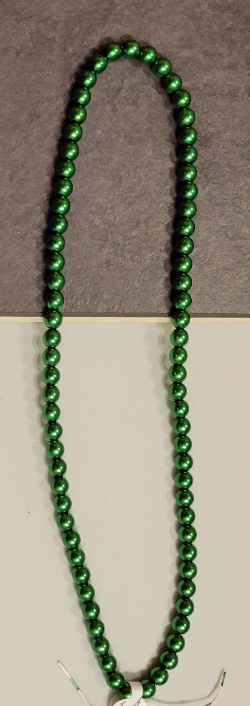 Green 6 mm Bead Rounds