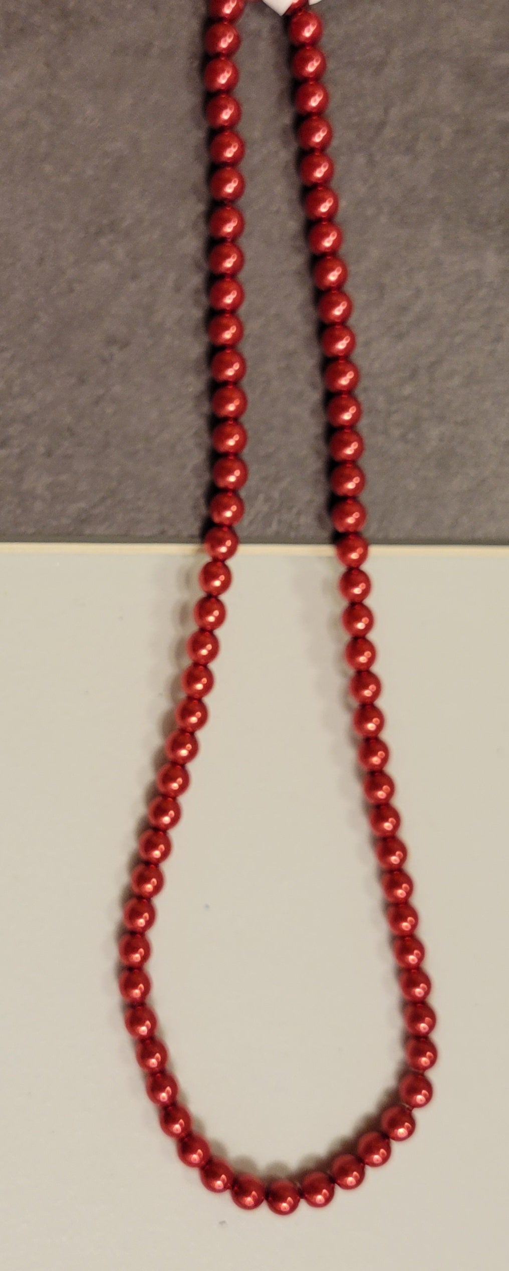 Red 6 mm Bead Rounds