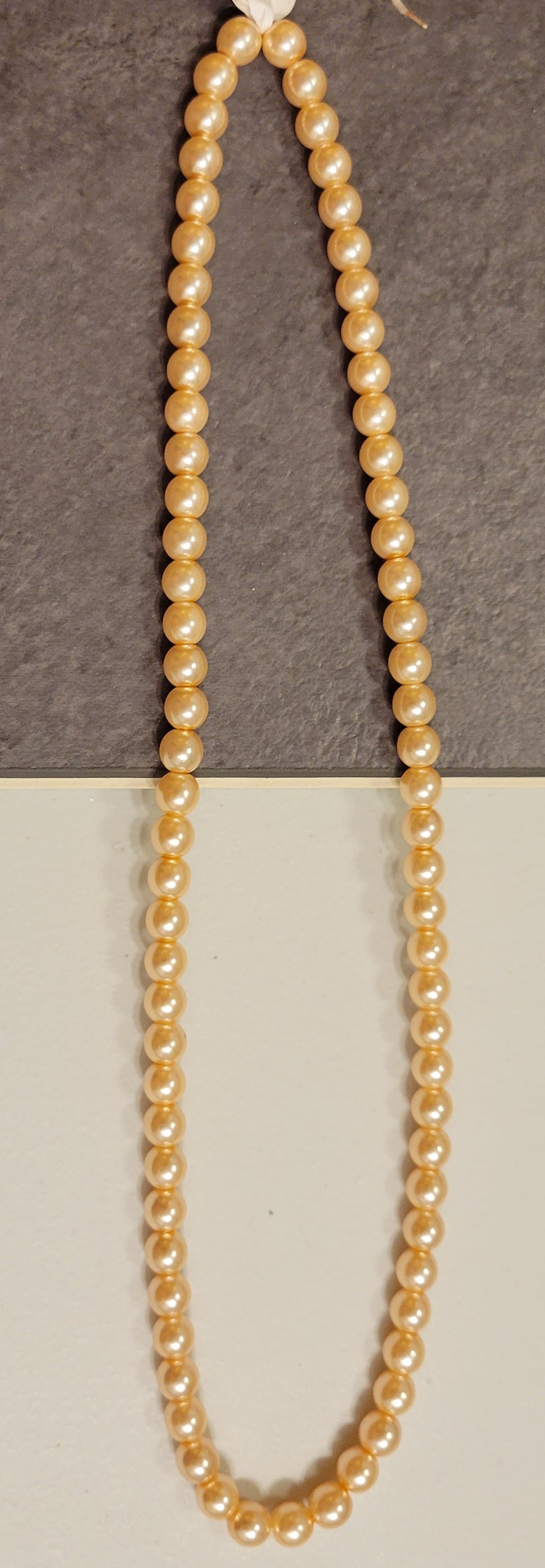 Cream 6 mm Beads Rounds