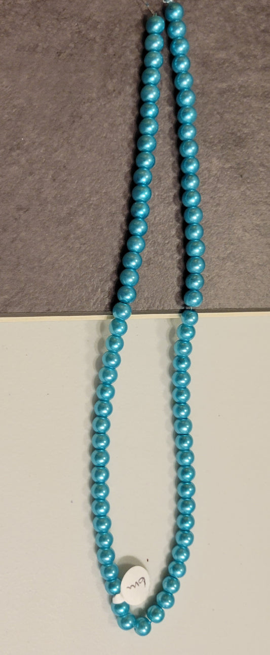 Turquoise 6 mm Bead Rounds