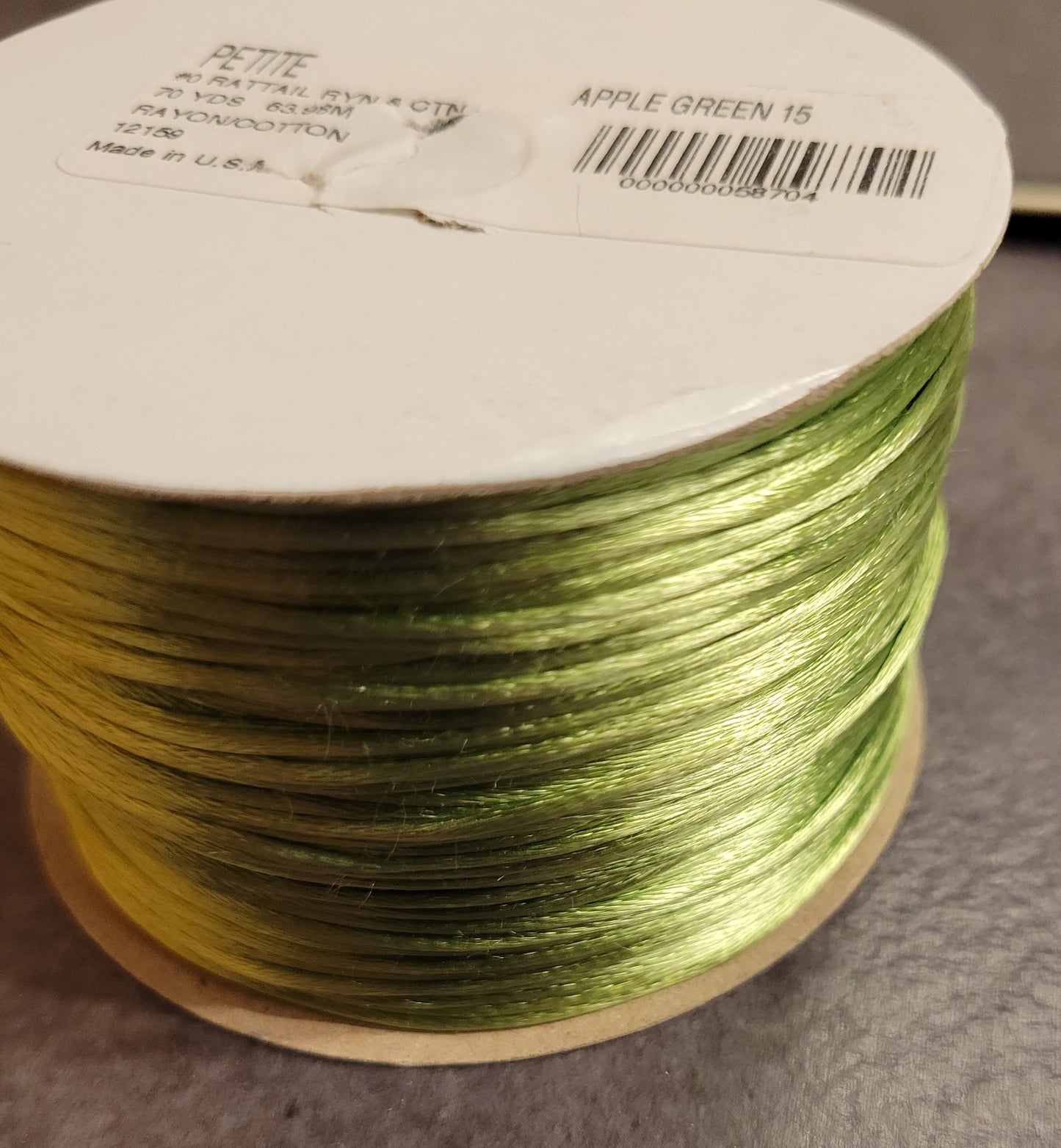 Apple Green Kumihimo Cord