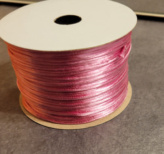 Shocking Pink Kumihimo Cord