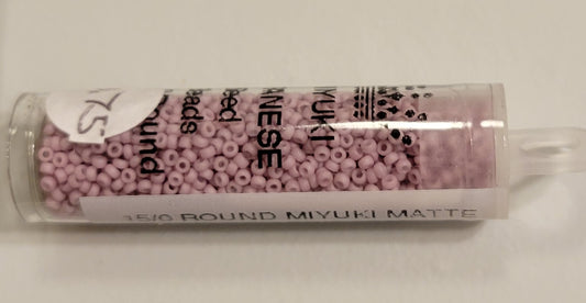 Matte Rose 15/0 Miyuki Round Seed Beads